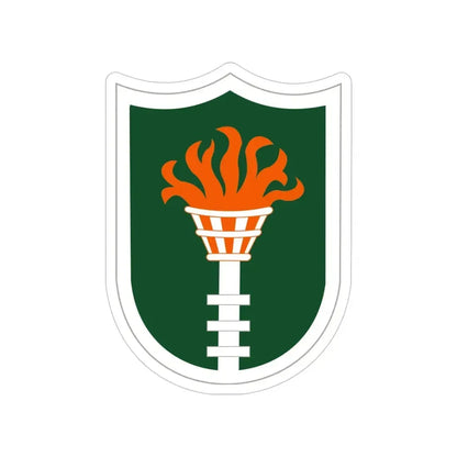 Korean Communications Zone (U.S. Army) Transparent STICKER Die-Cut Vinyl Decal 5 Inch - The Sticker Space
