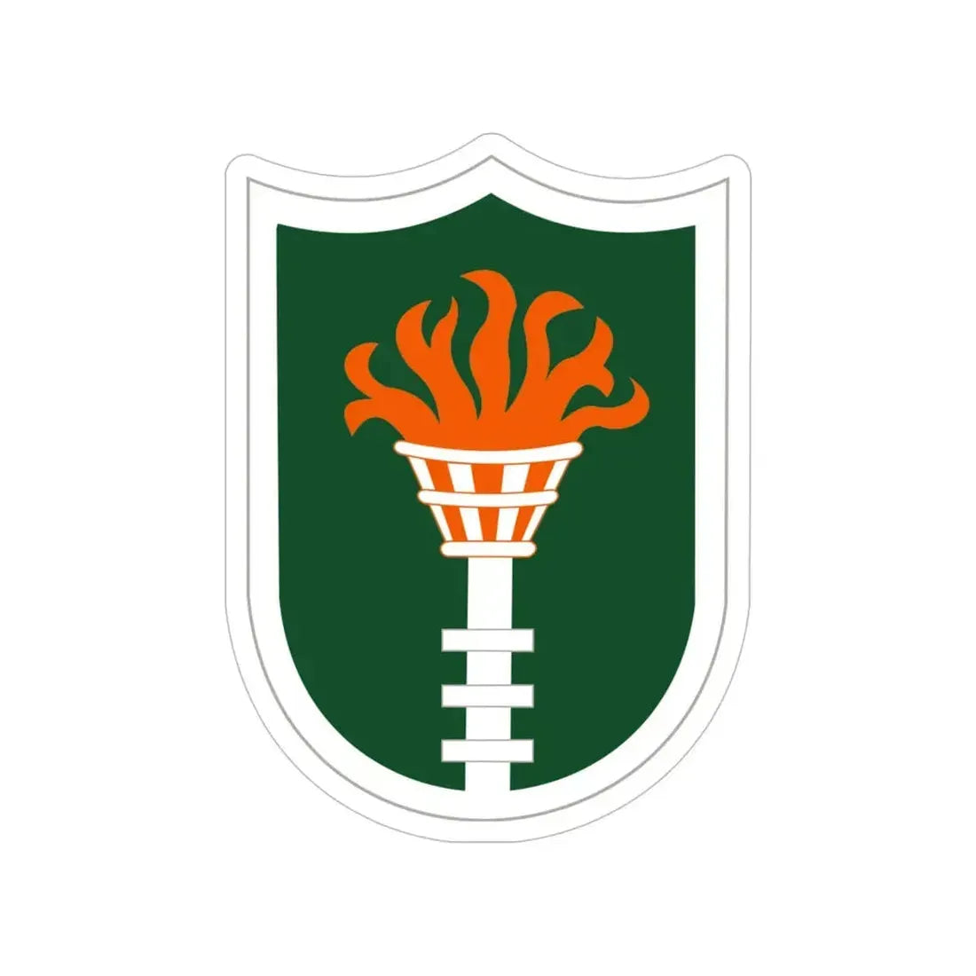 Korean Communications Zone (U.S. Army) Transparent STICKER Die-Cut Vinyl Decal 6 Inch - The Sticker Space