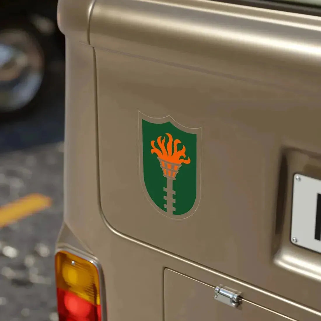 Korean Communications Zone (U.S. Army) Transparent STICKER Die-Cut Vinyl Decal - The Sticker Space