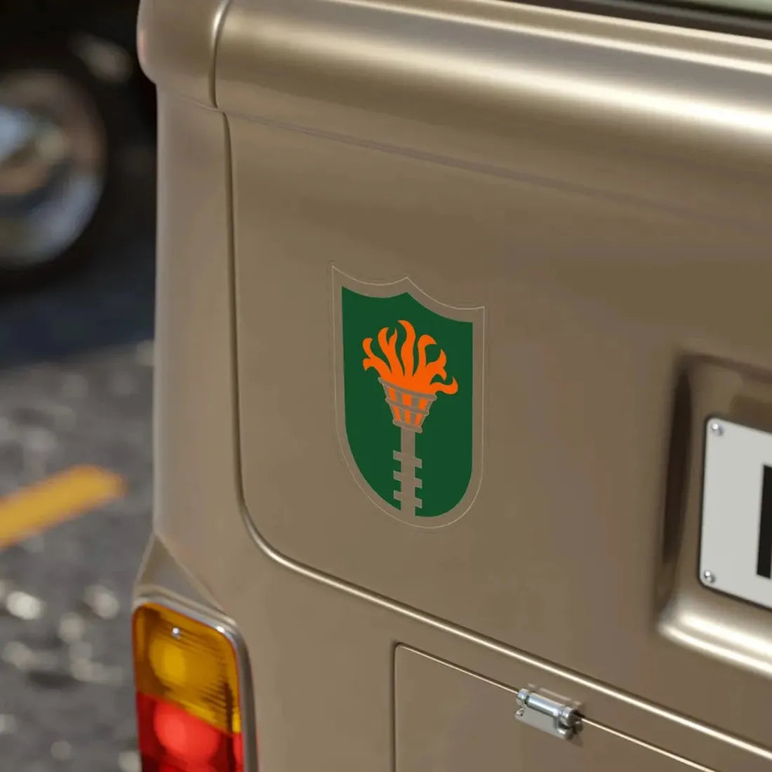 Korean Communications Zone (U.S. Army) Transparent STICKER Die-Cut Vinyl Decal - The Sticker Space