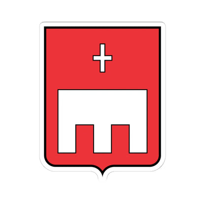 Korostyshiv coat of arms (Ukraine) (Coat of Arms) STICKER Vinyl Kiss-Cut Decal 6 Inch White - The Sticker Space