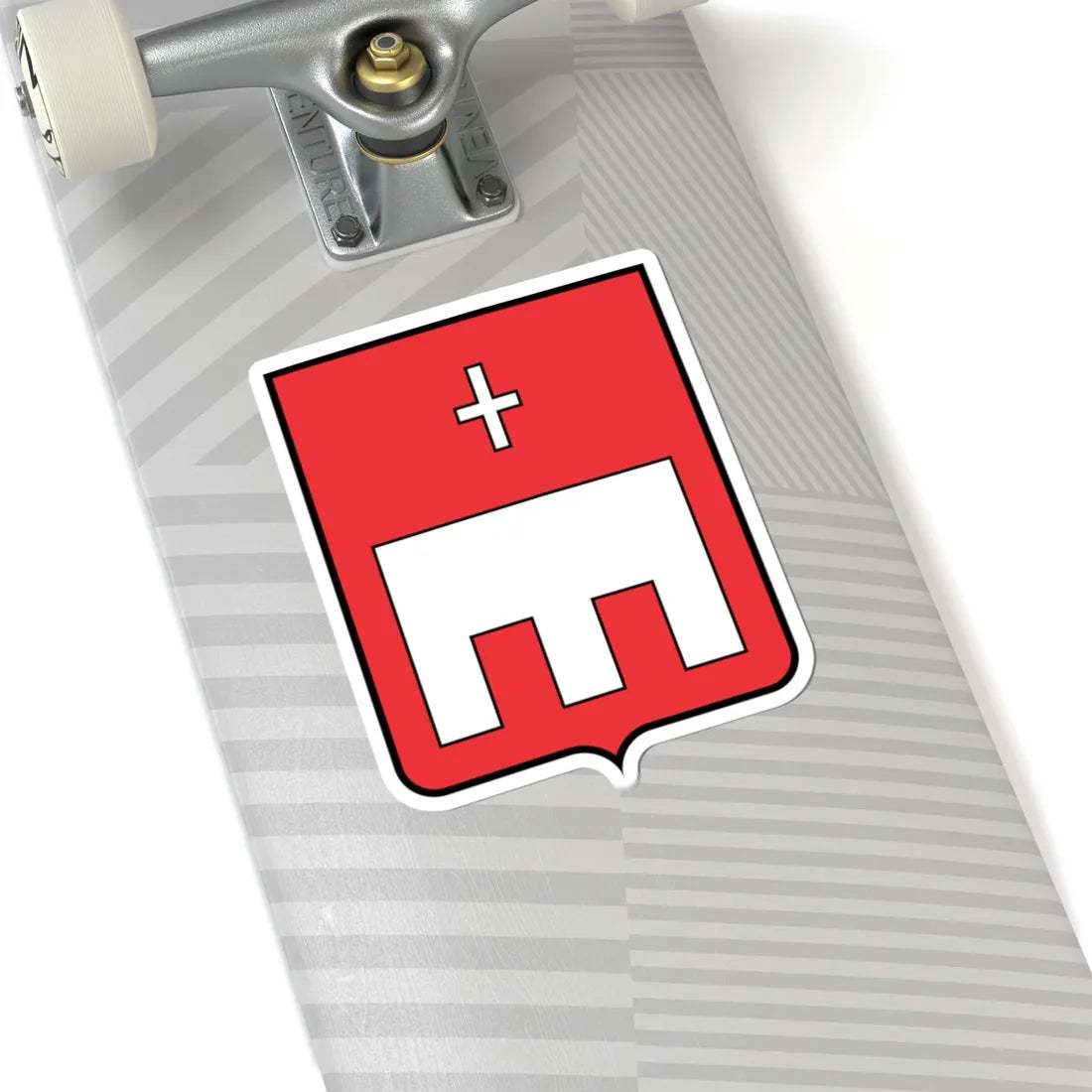 Korostyshiv coat of arms (Ukraine) (Coat of Arms) STICKER Vinyl Kiss-Cut Decal - The Sticker Space