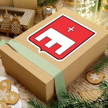 Korostyshiv coat of arms (Ukraine) (Coat of Arms) STICKER Vinyl Kiss-Cut Decal - The Sticker Space