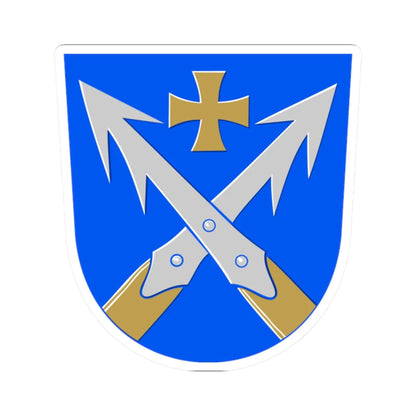 Korsnäs.vaakuna (Finland) (Coat of Arms) STICKER Vinyl Kiss-Cut Decal 2 Inch White - The Sticker Space