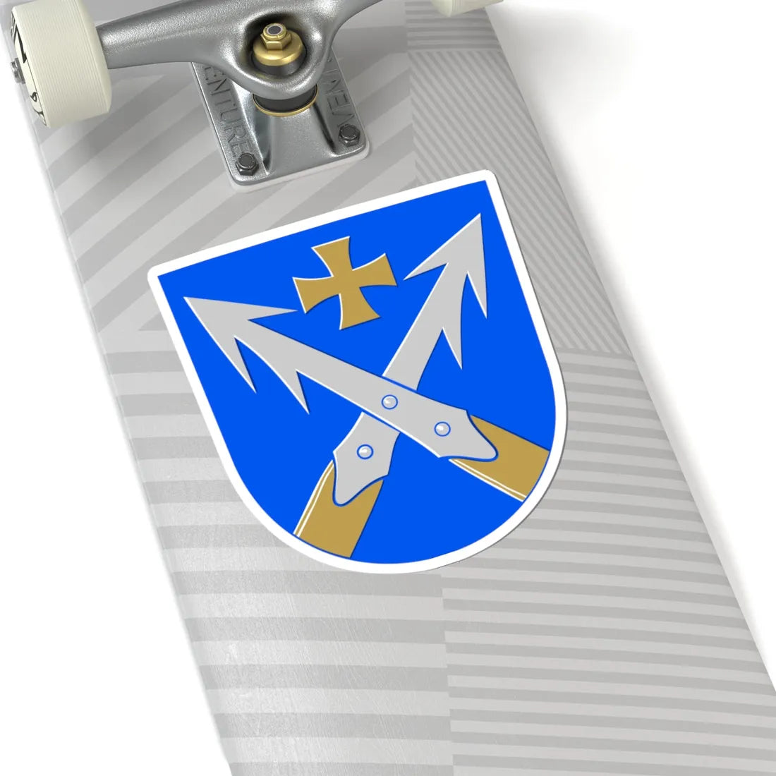 Korsnäs.vaakuna (Finland) (Coat of Arms) STICKER Vinyl Kiss-Cut Decal - The Sticker Space
