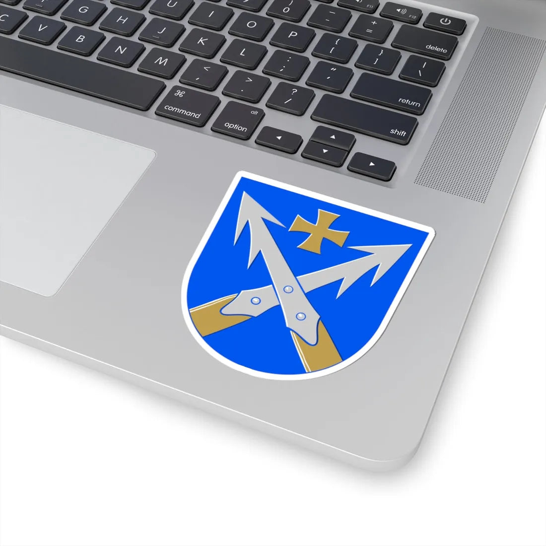 Korsnäs.vaakuna (Finland) (Coat of Arms) STICKER Vinyl Kiss-Cut Decal - The Sticker Space