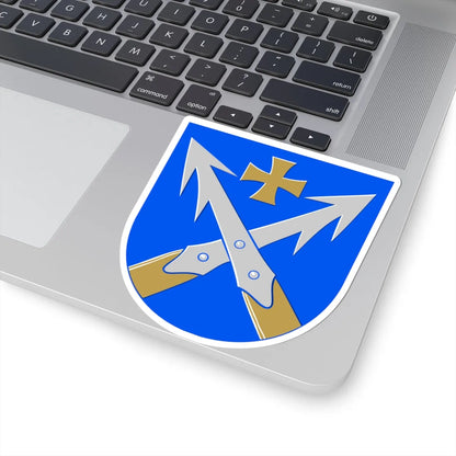 Korsnäs.vaakuna (Finland) (Coat of Arms) STICKER Vinyl Kiss-Cut Decal - The Sticker Space