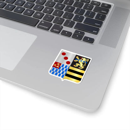 Kortenaken wapen (Belgium) (Coat of Arms) STICKER Vinyl Kiss-Cut Decal - The Sticker Space