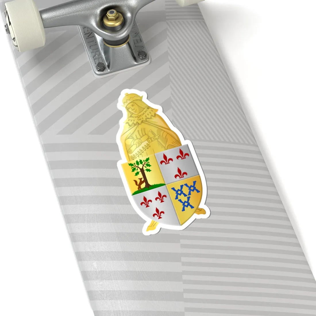 Kortenberg wapen (Belgium) (Coat of Arms) STICKER Vinyl Kiss-Cut Decal - The Sticker Space