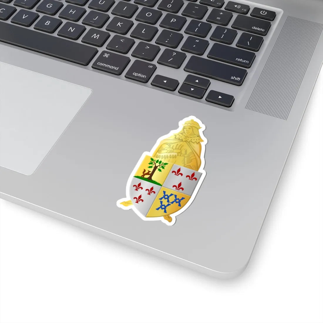 Kortenberg wapen (Belgium) (Coat of Arms) STICKER Vinyl Kiss-Cut Decal - The Sticker Space