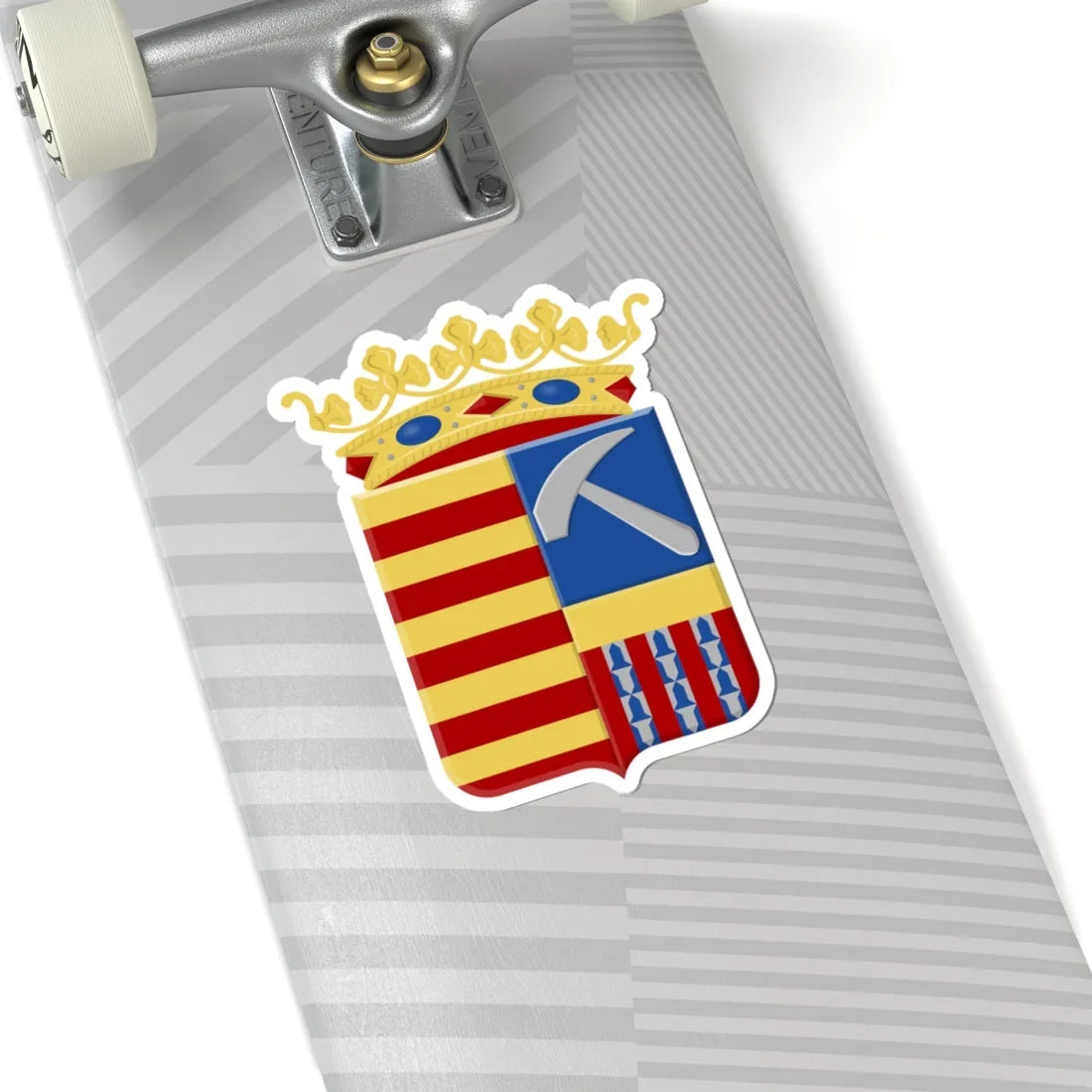 Kortessem wapen1 (Belgium) (Coat of Arms) STICKER Vinyl Kiss-Cut Decal - The Sticker Space