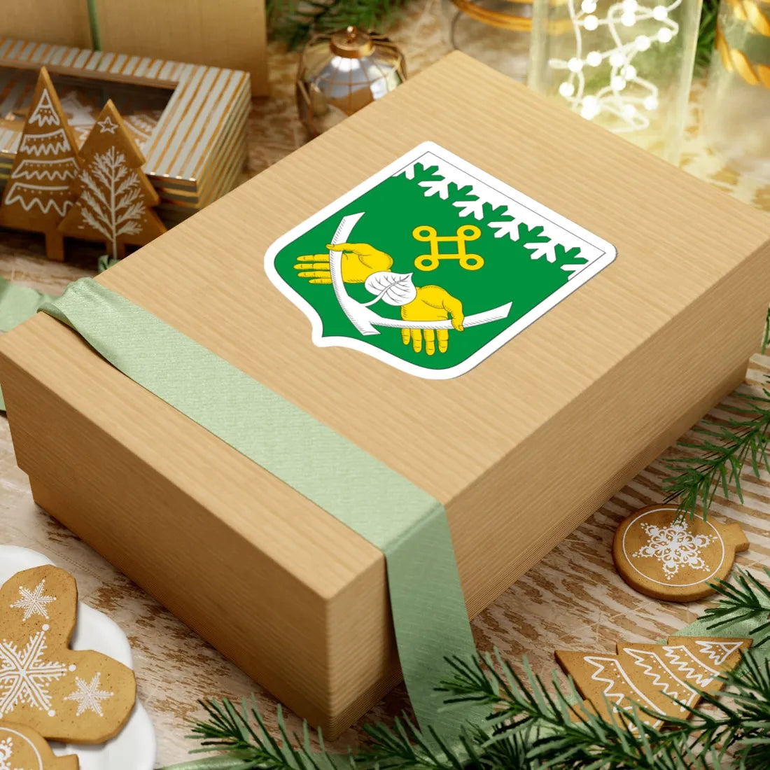 Kostomuksha Coat of Arms (Russia) (Coat of Arms) STICKER Vinyl Kiss-Cut Decal - The Sticker Space