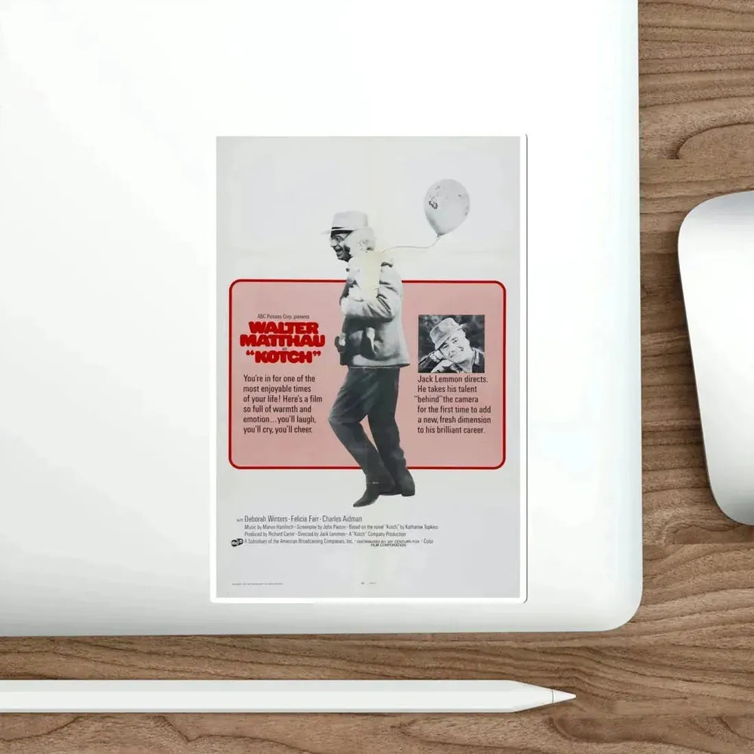 Kotch 1971 Movie Poster STICKER Vinyl Die-Cut Decal - The Sticker Space