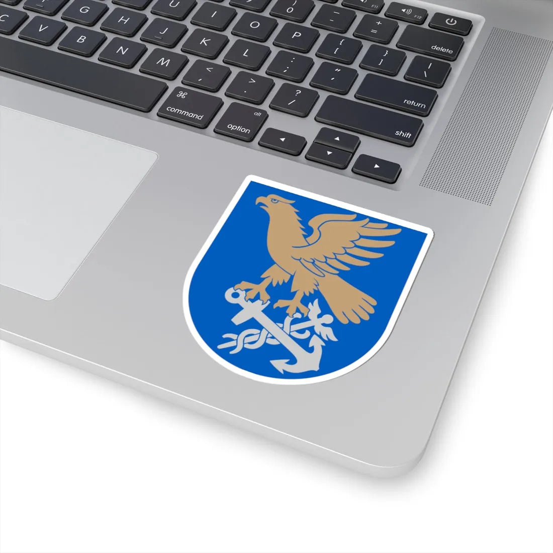 Kotka.vaakuna (Finland) (Coat of Arms) STICKER Vinyl Kiss-Cut Decal - The Sticker Space