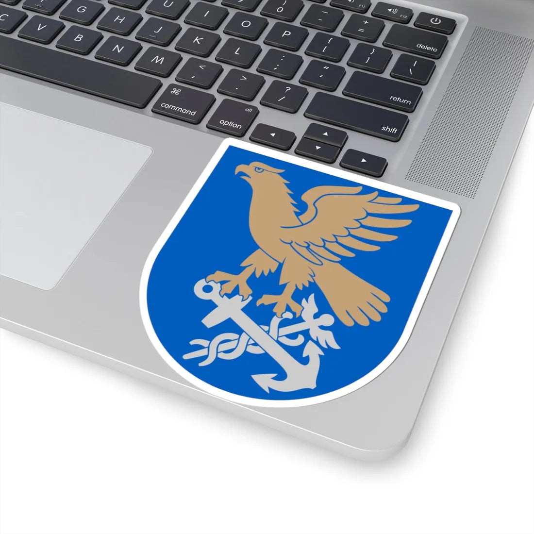 Kotka.vaakuna (Finland) (Coat of Arms) STICKER Vinyl Kiss-Cut Decal - The Sticker Space