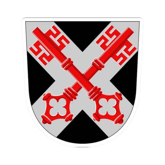 Kouvola.vaakuna (Finland) (Coat of Arms) STICKER Vinyl Kiss-Cut Decal 2 Inch White - The Sticker Space