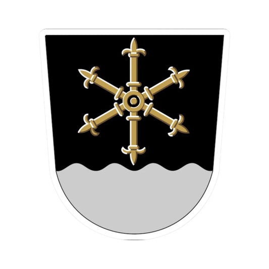 Kouvola.vaakuna.2009 (Finland) (Coat of Arms) STICKER Vinyl Kiss-Cut Decal 2 Inch White - The Sticker Space