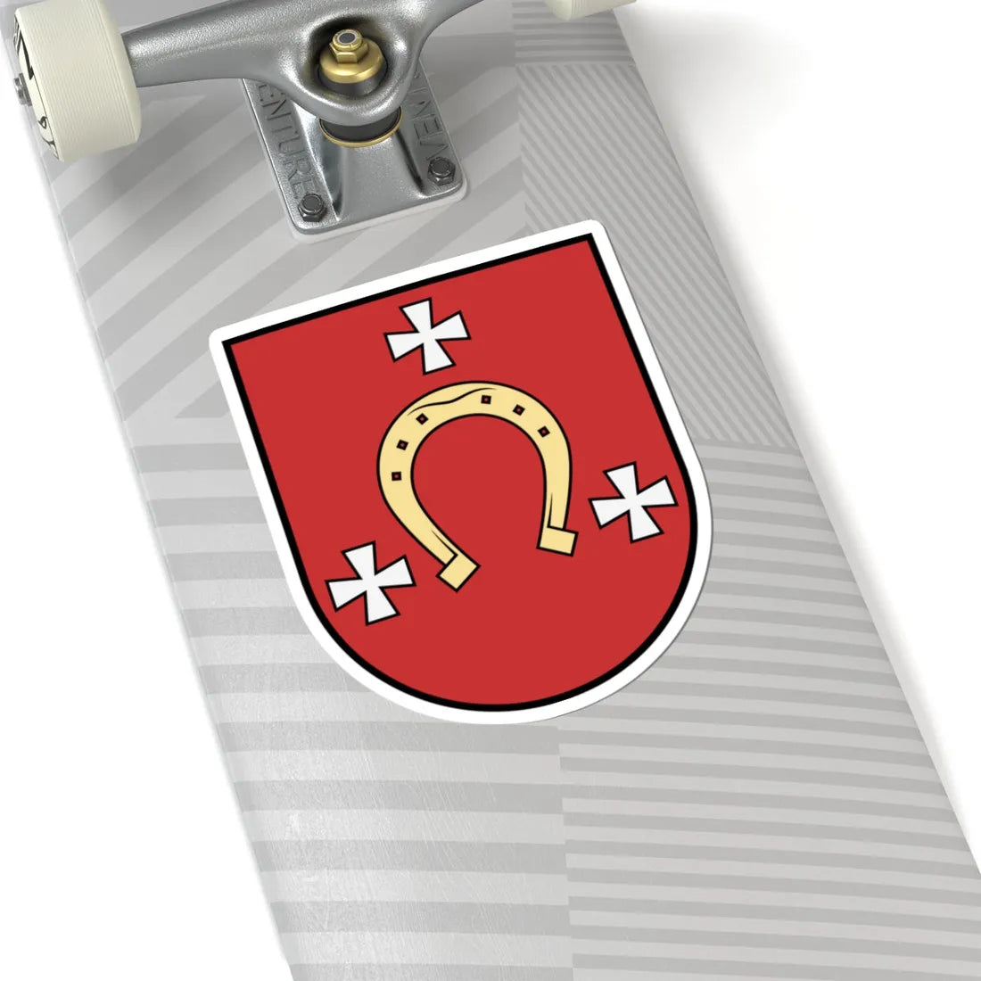 Kovel coat of arms lesser (Ukraine) (Coat of Arms) STICKER Vinyl Kiss-Cut Decal - The Sticker Space