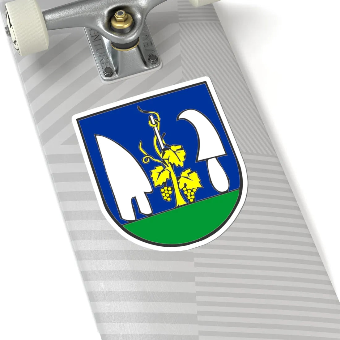 Kozarovce erb (Slovakia) (Coat of Arms) STICKER Vinyl Kiss-Cut Decal - The Sticker Space