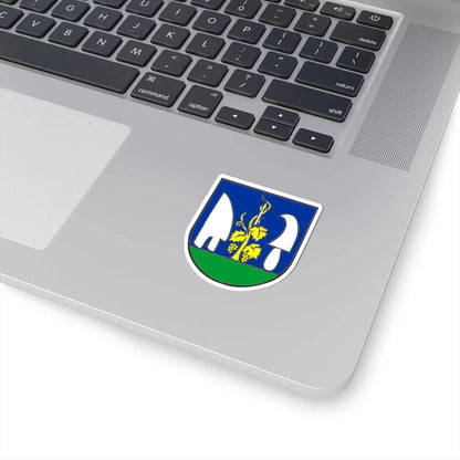 Kozarovce erb (Slovakia) (Coat of Arms) STICKER Vinyl Kiss-Cut Decal - The Sticker Space