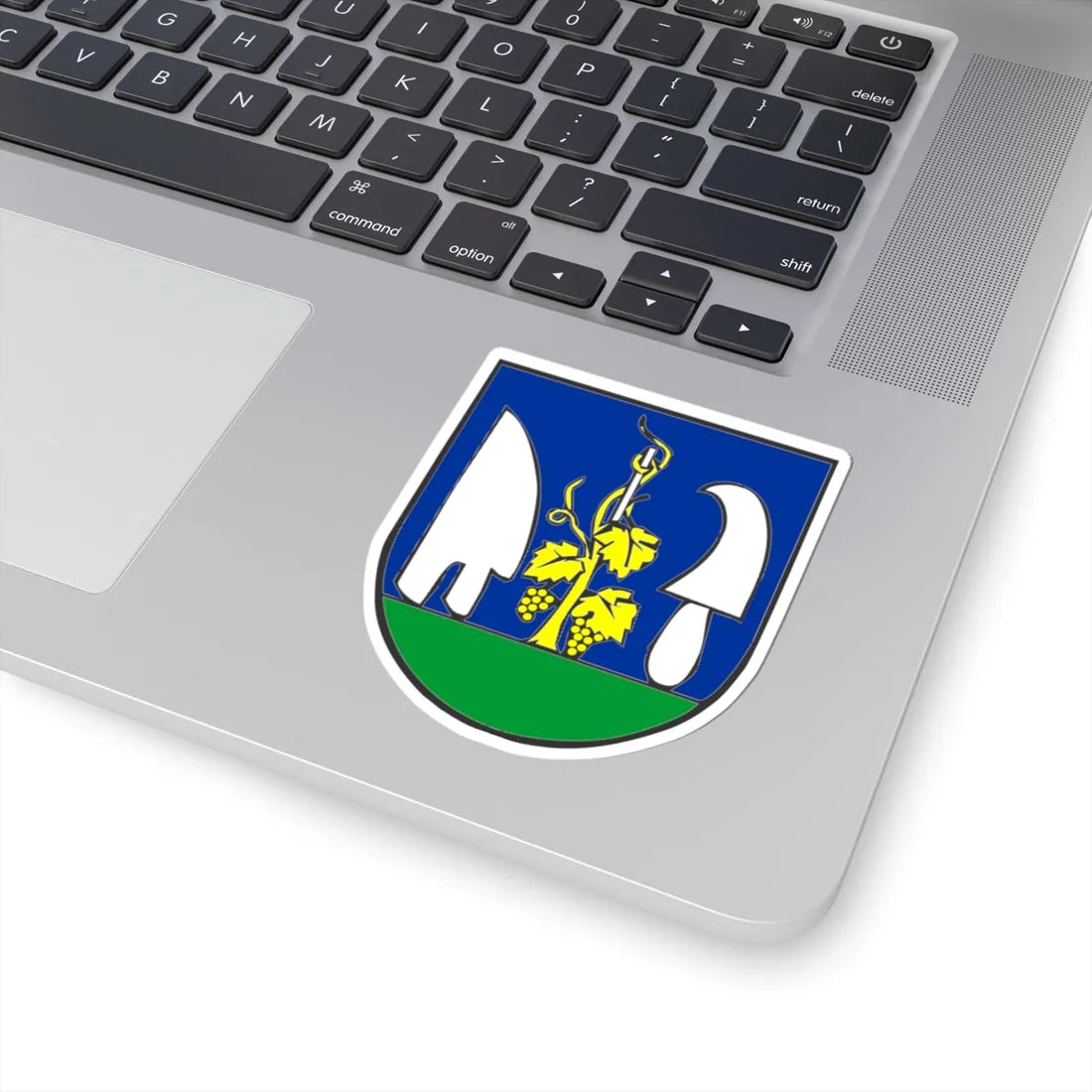 Kozarovce erb (Slovakia) (Coat of Arms) STICKER Vinyl Kiss-Cut Decal - The Sticker Space