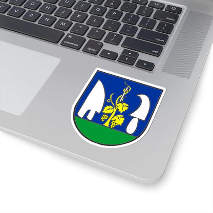 Kozarovce erb (Slovakia) (Coat of Arms) STICKER Vinyl Kiss-Cut Decal - The Sticker Space