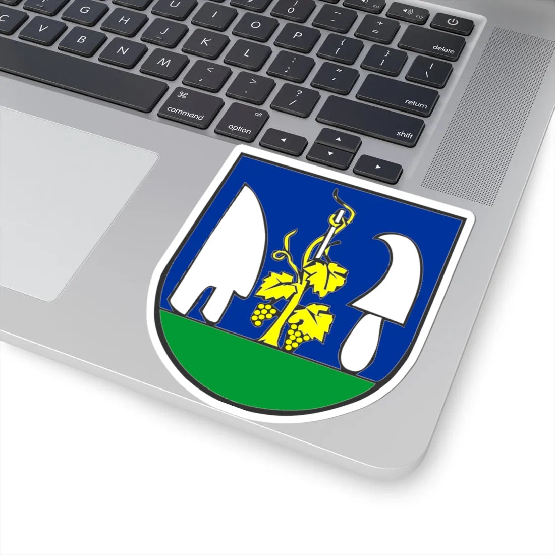 Kozarovce erb (Slovakia) (Coat of Arms) STICKER Vinyl Kiss-Cut Decal - The Sticker Space