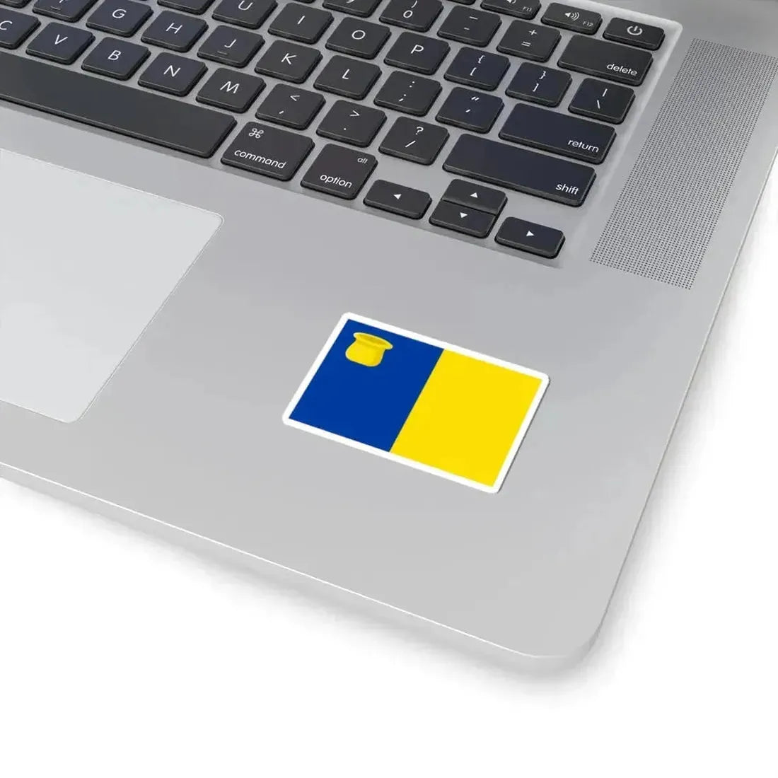 Kraainem vlag (Belgium) STICKER Vinyl Kiss-Cut Decal - The Sticker Space