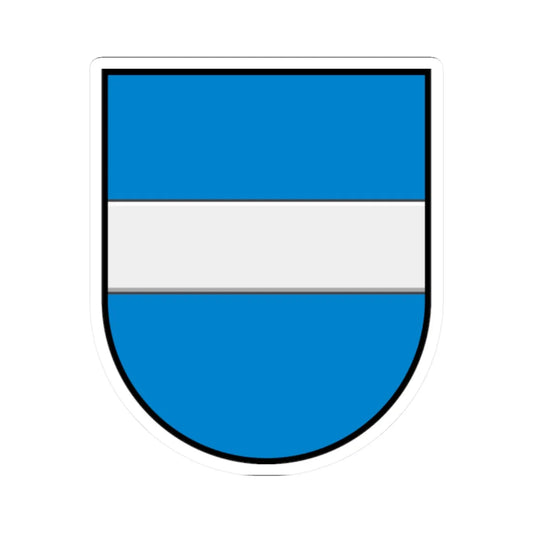 Kremenchuk coat of arms lesser (Ukraine) (Coat of Arms) STICKER Vinyl Kiss-Cut Decal 2 Inch White - The Sticker Space