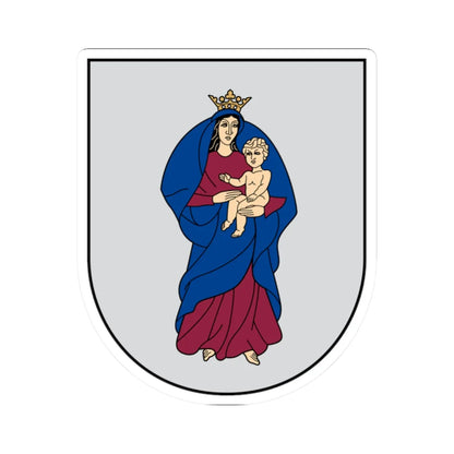 Kretinga COA (Lithuania) (Coat of Arms) STICKER Vinyl Kiss-Cut Decal 2 Inch White - The Sticker Space