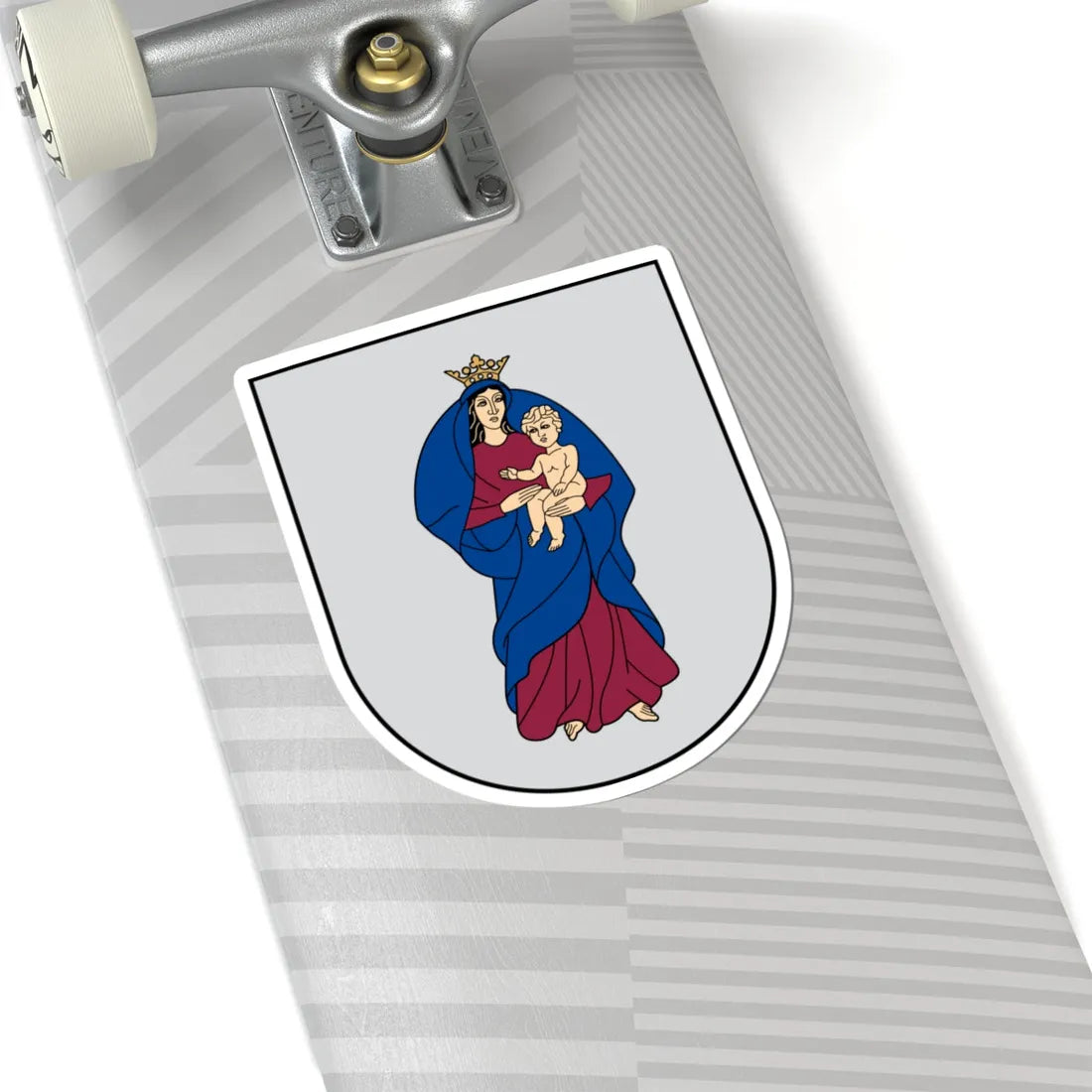 Kretinga COA (Lithuania) (Coat of Arms) STICKER Vinyl Kiss-Cut Decal - The Sticker Space