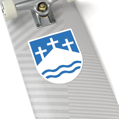 Kõrgessaare valla vapp (Estonia) (Coat of Arms) STICKER Vinyl Kiss-Cut Decal - The Sticker Space