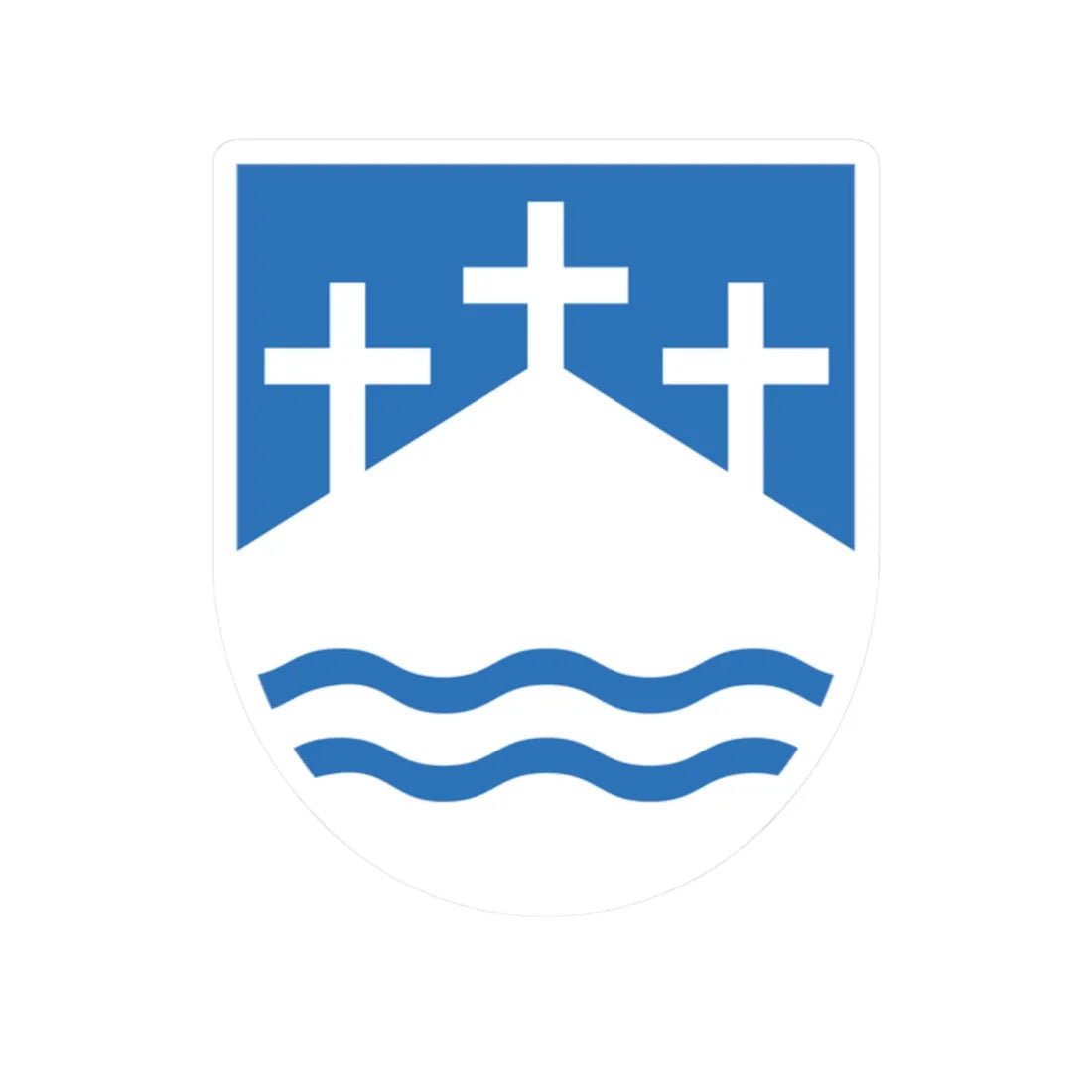 Kõrgessaare valla vapp (Estonia) (Coat of Arms) STICKER Vinyl Kiss-Cut Decal - The Sticker Space