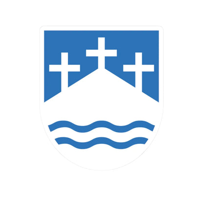 Kõrgessaare valla vapp (Estonia) (Coat of Arms) STICKER Vinyl Kiss-Cut Decal - The Sticker Space