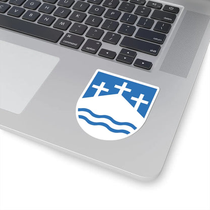 Kõrgessaare valla vapp (Estonia) (Coat of Arms) STICKER Vinyl Kiss-Cut Decal - The Sticker Space