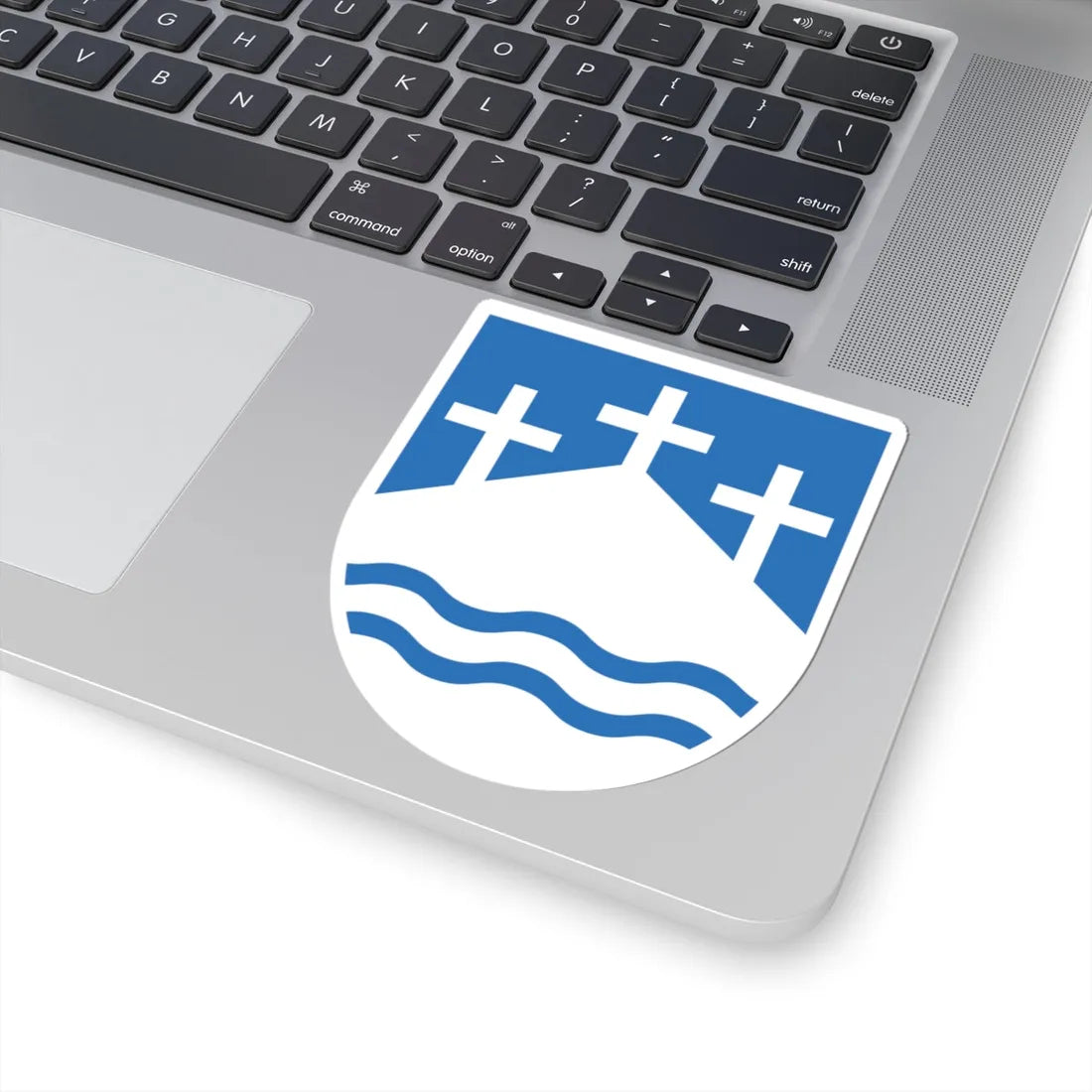 Kõrgessaare valla vapp (Estonia) (Coat of Arms) STICKER Vinyl Kiss-Cut Decal - The Sticker Space