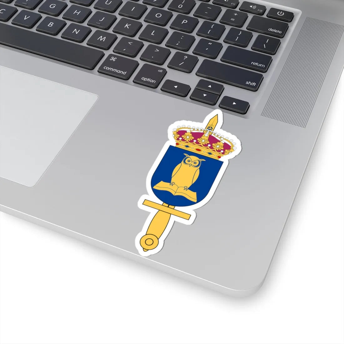 Krigsarkivet vapen (Sweden) (Coat of Arms) STICKER Vinyl Kiss-Cut Decal - The Sticker Space