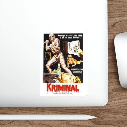 KRIMINAL 1966 Movie Poster STICKER Vinyl Die-Cut Decal-The Sticker Space