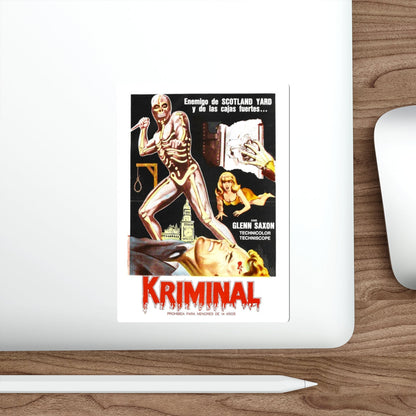 KRIMINAL 1966 Movie Poster STICKER Vinyl Die-Cut Decal-The Sticker Space