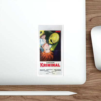 KRIMINAL (ITALIAN) 1966 Movie Poster STICKER Vinyl Die-Cut Decal-The Sticker Space