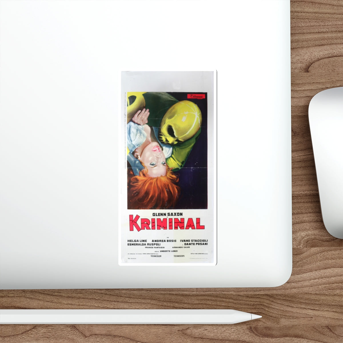 KRIMINAL (ITALIAN) 1966 Movie Poster STICKER Vinyl Die-Cut Decal-The Sticker Space