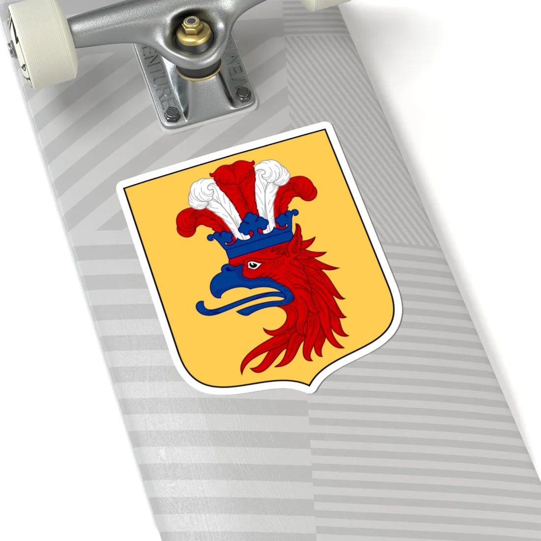 Kristianstad läns vapen (Sweden) (Coat of Arms) STICKER Vinyl Kiss-Cut Decal - The Sticker Space