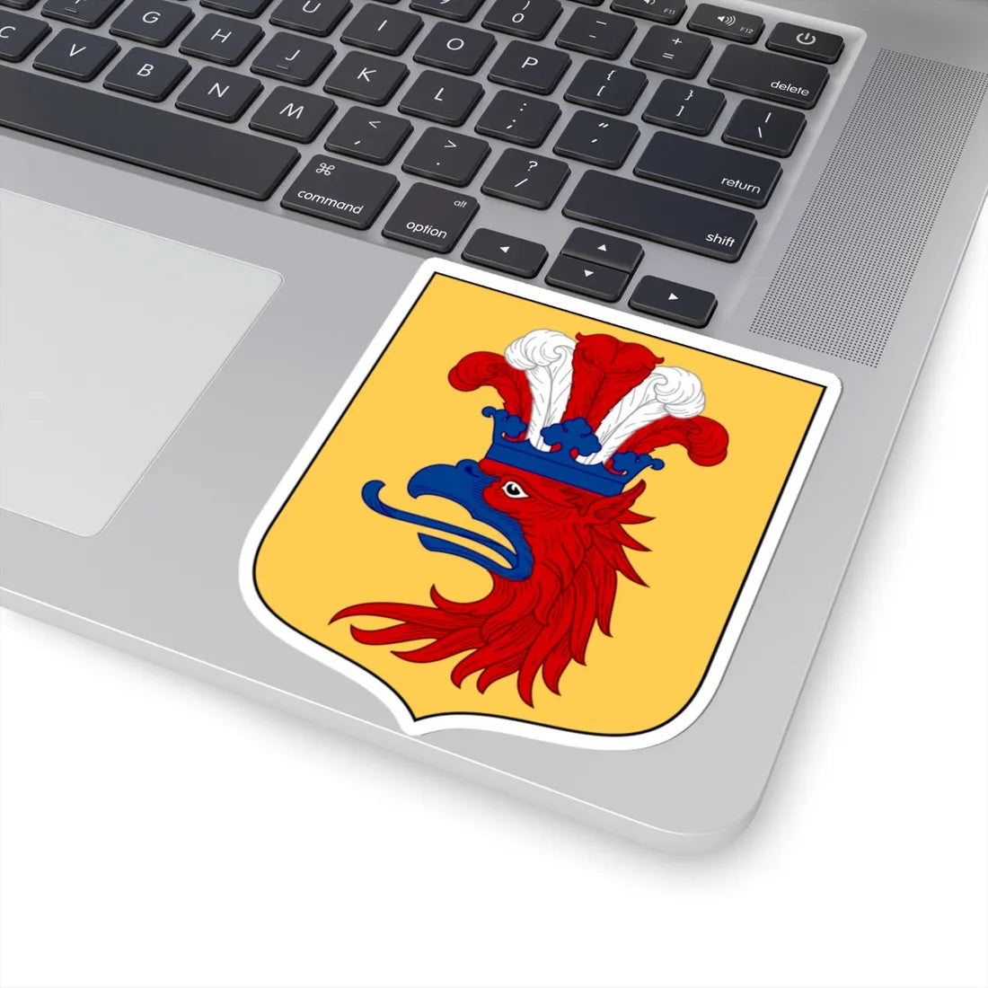Kristianstad läns vapen (Sweden) (Coat of Arms) STICKER Vinyl Kiss-Cut Decal - The Sticker Space