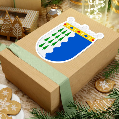 Kristiinankaupunki.vaakuna (Finland) (Coat of Arms) STICKER Vinyl Kiss-Cut Decal - The Sticker Space