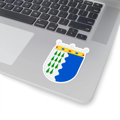 Kristiinankaupunki.vaakuna (Finland) (Coat of Arms) STICKER Vinyl Kiss-Cut Decal - The Sticker Space