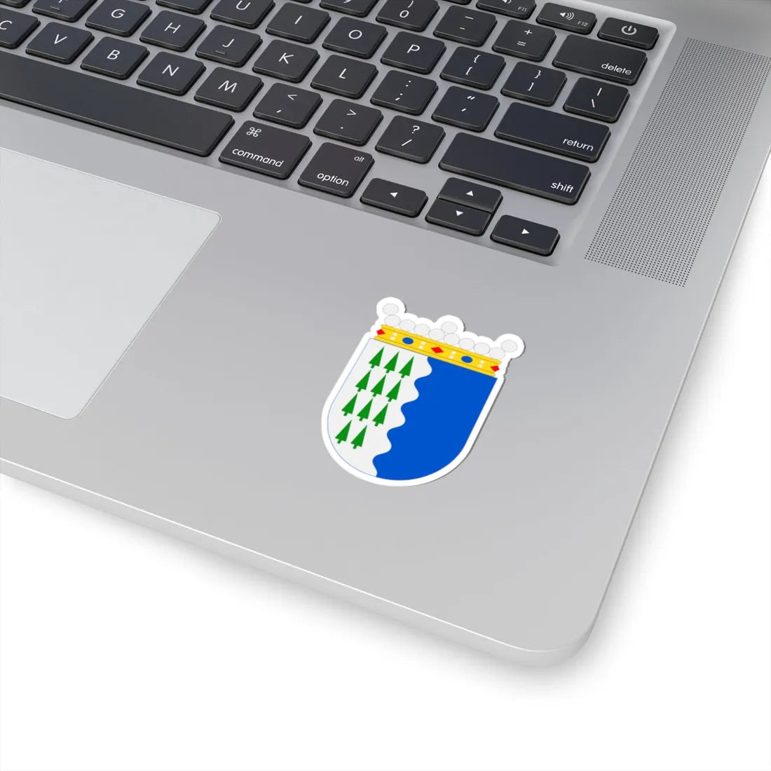 Kristiinankaupunki.vaakuna (Finland) (Coat of Arms) STICKER Vinyl Kiss-Cut Decal - The Sticker Space