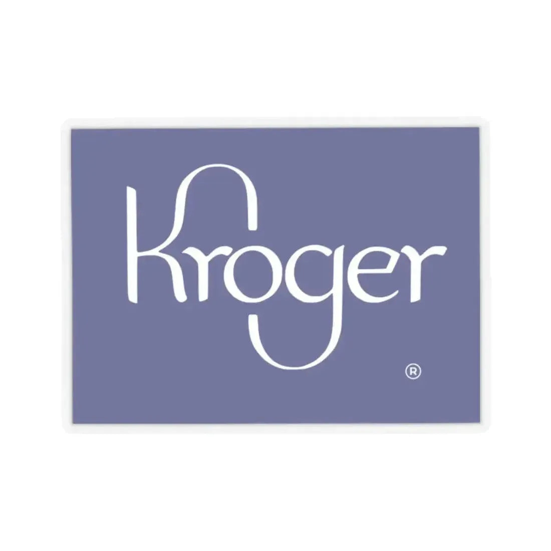 Kroger Company (1939 (Logo) STICKER Vinyl Kiss-Cut Decal 2 Inch Transparent - The Sticker Space