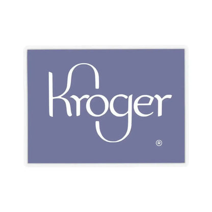 Kroger Company (1939 (Logo) STICKER Vinyl Kiss-Cut Decal 3 Inch Transparent - The Sticker Space