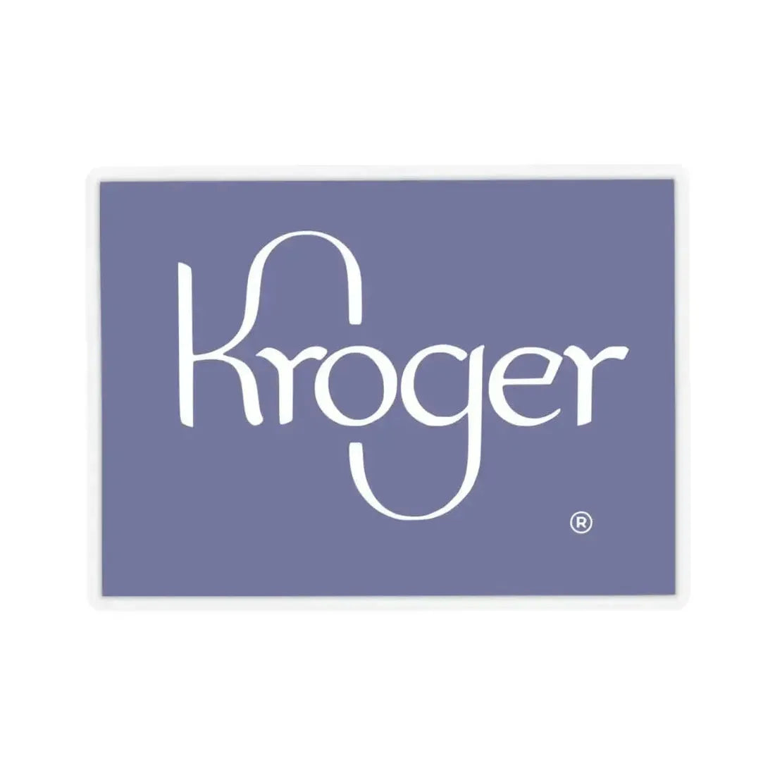 Kroger Company (1939 (Logo) STICKER Vinyl Kiss-Cut Decal 4 Inch Transparent - The Sticker Space