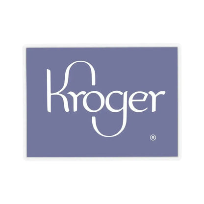 Kroger Company (1939 (Logo) STICKER Vinyl Kiss-Cut Decal 4 Inch Transparent - The Sticker Space
